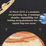 Numerology Guidance of 18/03/2026
